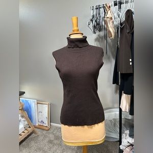 Chicos sleeveless knit turtleneck